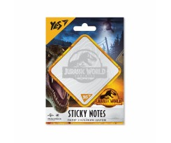 Папір з клейким шаром Yes Jurassic World 10.4 х 9.3 см 40 аркушів (170302)