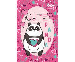 Блокнот Zibi Cute Panda А7 40 листов клетка ассорти (ZB.12101)