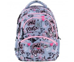 Школьный рюкзак Kite Education Awesome 39x29.5x12 см 17 л серый (GO25-175M-3)
