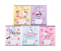 Зошит шкільний Kite Hello Kitty 18 аркушів клітинка (HK23-236)