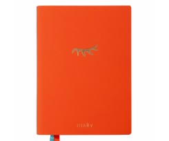 Ежедневник недатированный Yes Felice А6 320 страниц оранжевый (252358)