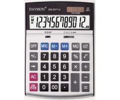 Калькулятор бухгалтерський Daymon 193х142х27 мм 12 розрядний (DM-2677H)