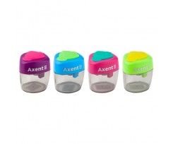 Чинка Axent Сolorful з контейнером асорті (1162-A)