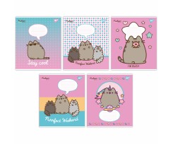 Тетрадь школьная Yes Pusheen А5 12 листов линия (766951)