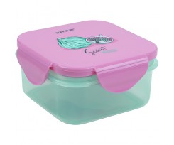 Ланчбокс Kite Sweet mood 11.3х11.3х5.5 см 370 мл голубовато-розовый (K21-179-2)