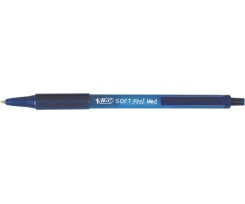 Ручка кулькова Bic Soft Clic Grip 0.30 мм синій (bc8373982)