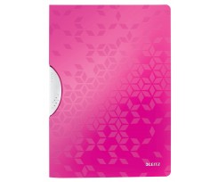 Папка Leitz Wow Color Clip A4 рожевий металік (4185-00-23)