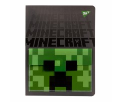 Папка з 20 файлами Yes Minecraft A4 з фронтальною кишенею зелено-сіра (492103)