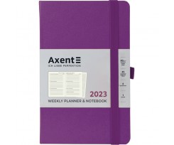 Щотижневик Axent Partner Strong 125x195 мм 96 аркушів пурпурний (8505-23-17-A)