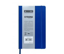 Блокнот деловой Buromax Strong 125x195 мм 80 листов клетка темно-синий (BM.29912101-03)