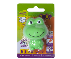 Чинка Zibi Kids line Жабка з контейнером 12 штук асорти (ZB.5520)