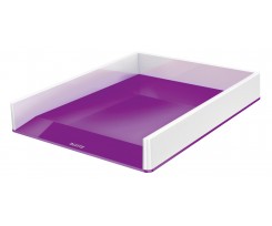 Лоток Leitz Wow Duo Colour 267x49x336 мм фіолетовий металік (5361-10-62)