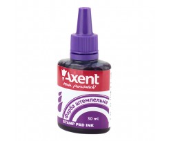 Краска штемпельная Axent на водной основе 30 мл фиолетовая (7301-11-a)