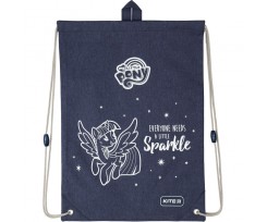 Сумка для взуття Kite My Little Pony 46x33 см, поліестер, темно-синій (LP20-600M-2)