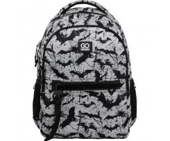 Рюкзак для міста та навчання GoPack Education Teens Bat 42x30x13 см чорний (GO22-161M-2)