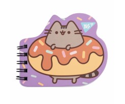 Блокнот YES Pusheen А7 24 листа фигурный (681818)