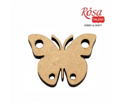 Мини-заготовка ROSA TALENT Бабочка 2 МДФ 45х35 мм 15 шт (2809008)