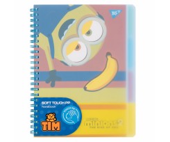Тетрадь для записей Yes Minions А5 80 листов линия (765739)
