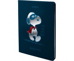 Щоденник шкільний Kite Snoopy м'яка обкладинка PU (SN22-283)