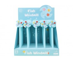 Ручка кулькова Махі Fish Windmill гелева 0.6 мм асорті (APF138)