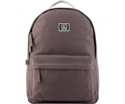 Рюкзак GoPack Сity, 40x28x11 см, 14 л, поліестер, бурий (GO20-147M-5)