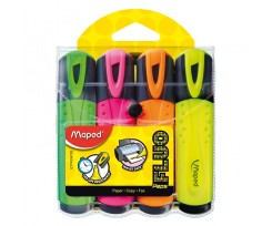 Маркери текстові Maped Fluo Peps Classic асорті 4 шт 1-5 мм (MP.742547)