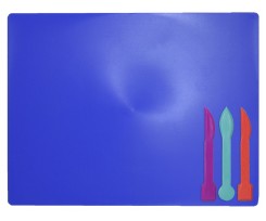 Дошка для пластиліна ZiBi Kids line 19.3х25 см+3 стеки синій (ZB.6910-02)