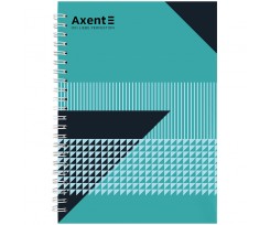 Блокнот на спирали Axent №17 A5 145x210 мм 96 листов клетка твердая обложка (8032-17-A)