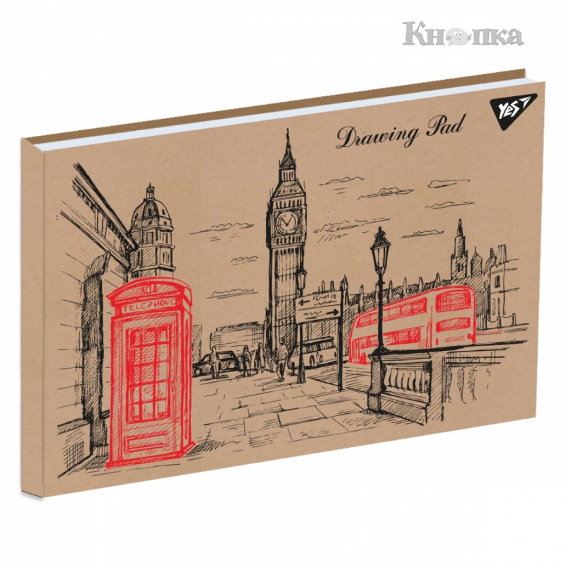 Альбом для рисования Yes London А4 30 листов (130546)