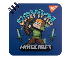 Блокнот Yes Minecraft 110х110 мм 80 листов (151760)