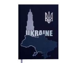 Щоденник недатований Buromax UKRAINE A5 288 сторінок кобальтовий (BM.2021-54)