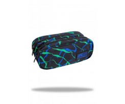 Пенал COOLPACK CLEVER TWO ZIP PENCIL POUCH INFRAGREEN 8х22х9см (C65250)