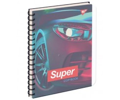 Зошит для записів YES Super Car А5 144 аркуша клітинка асорті (681660)