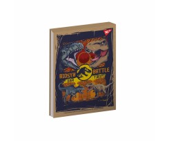 Блокнот Yes Jurassic World А5 80 листов ячейка крафт (151910)