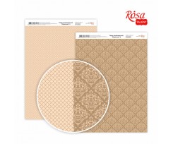Бумага дизайнерская ROSA TALENT Кружево 3 двусторонний 210х297 мм 250г / м2 (5310035)