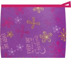 Кошелек детский Cool For School Цветы на молнии 12х1х10 см сиреневый (CF86379)