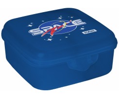 Ланч-бокс Maxi 850 мл 14х14х6 см синий (MX98130)