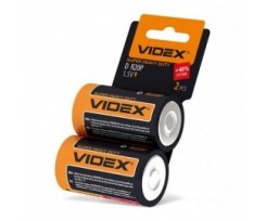 Батарейки солевые Videx R2OP/D 2шт. (70912)