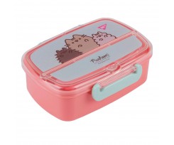 Ланч-бокс с принадлежностями Yes Pusheen 750 мл фиолетовый (708371)