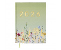 Дневник датированный 2026 Buromax Melody A5 336 страниц светло-зеленый (BM.21163-15)