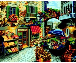 Картина за номерами ZiBi Art Line Фруктові ятки 40х50 см (ZB.64192)