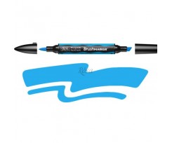 Маркер двосторонній Winsor & Newton Brushmarker Циан (204207)