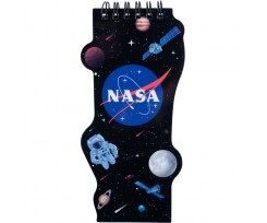 Блокнот на спирали Kite NASA 60х170 мм 50 листов нелинированный (NS22-465)