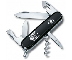 Складаний ніж Victorinox Spartan Ukraine 12 функцій чорний (Vx13603.3_T0630u)