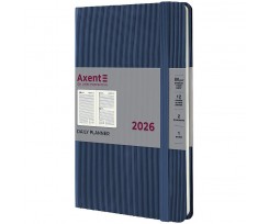 Дневник датированный 2026 Axent Partner Lines 145*210 мм 336 страниц голубой (8815-26-48-A)