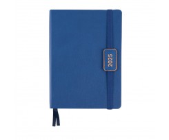 Щоденник датований 2025 Leo Planner Dignity A5 368 сторінок синій (252533)