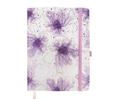 Дневник датированный 2025 CHERIE A5 336 страниц лавандовый (BM.2182-39)