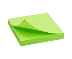 Блок бумаги Axent Delta с клейким слоем 75x75 мм 100 листов зеленый (D3414-12)