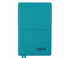 Щоденник датований Leo Planner Glory 2024 12х20 cм 352 сторінок бірюзовий (252412)