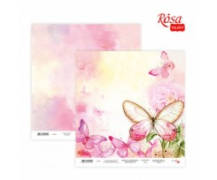 Бумага для скрапбукинга ROSA TALENT Floral Poem 13 двусторонняя 30х30 см 200 г / м2 (5316025)